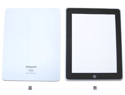ipad型のノートNotepod+