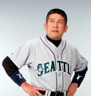 捕手の城島健司選手にそっくりなものまね芸人のジョージマン北